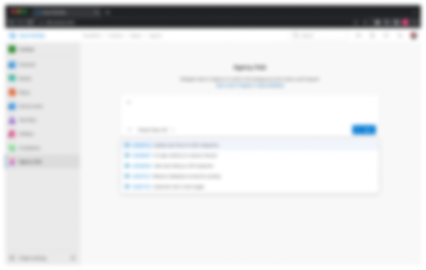 Typing # in the input box opens an inline list of Azure DevOps work items to link