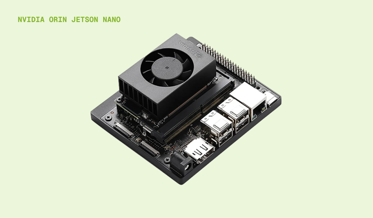 The NVIDIA Orin Jetson Nano developer board