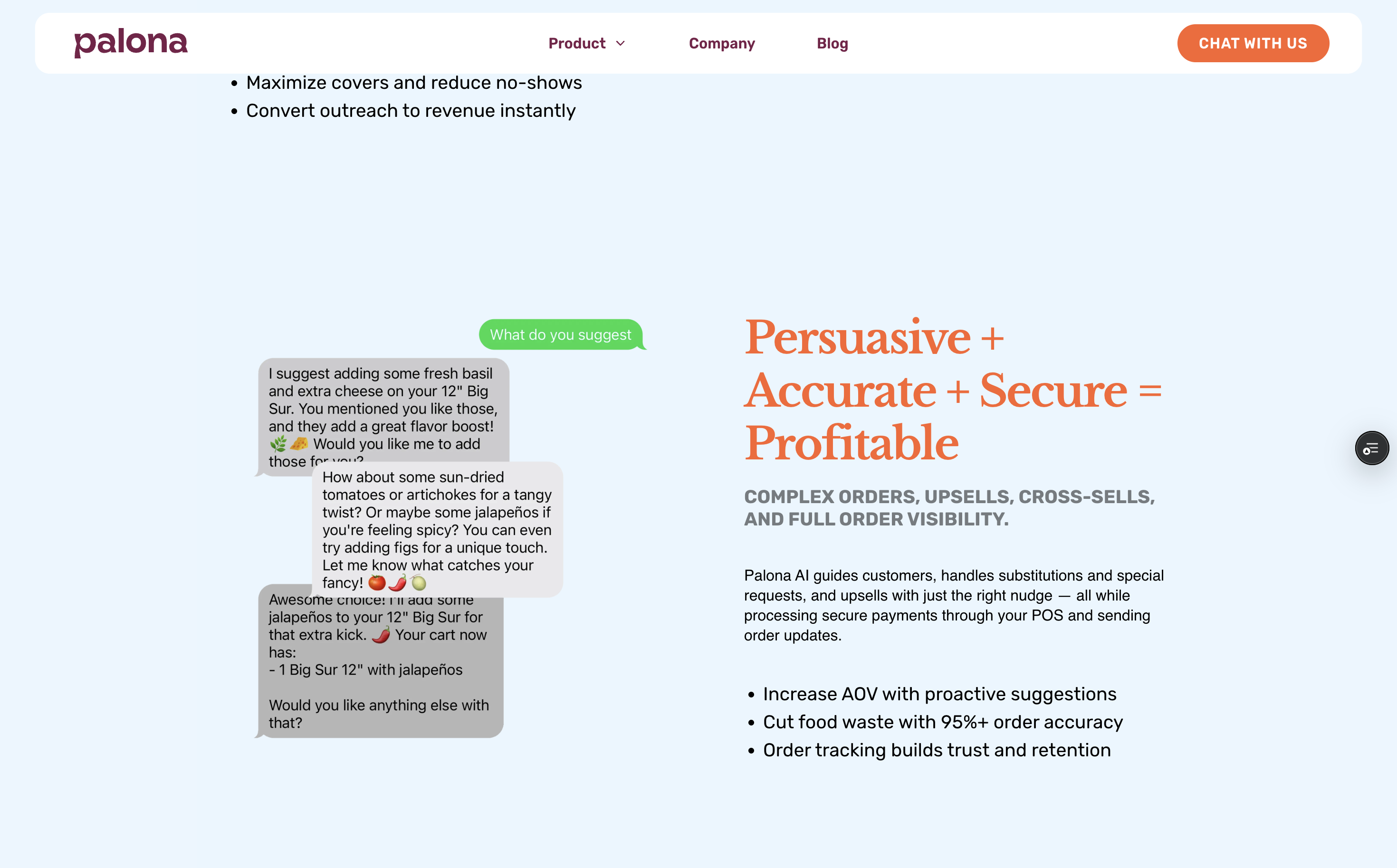 Before: long scroll, low scannability