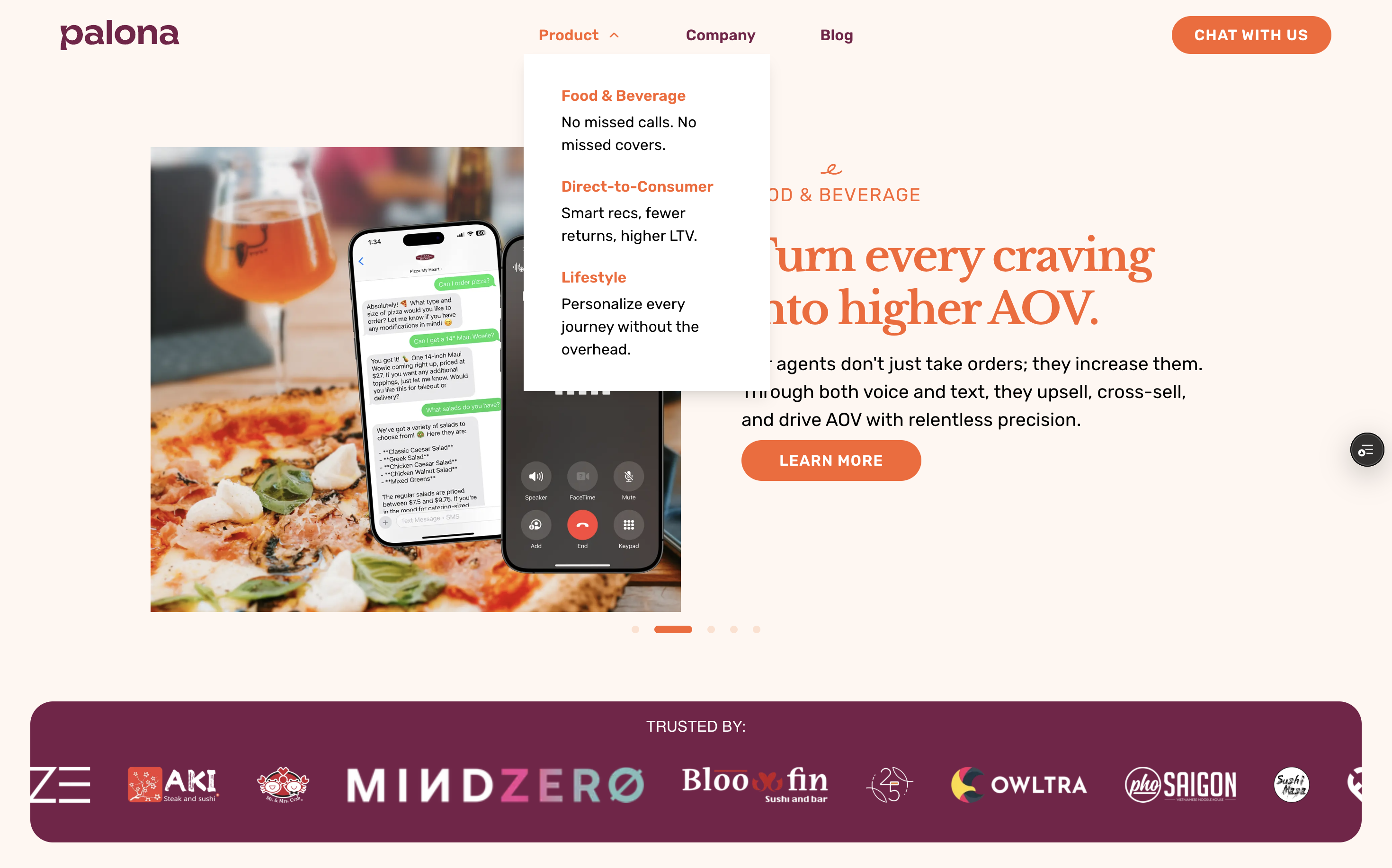 Before: unclear descriptions of product features