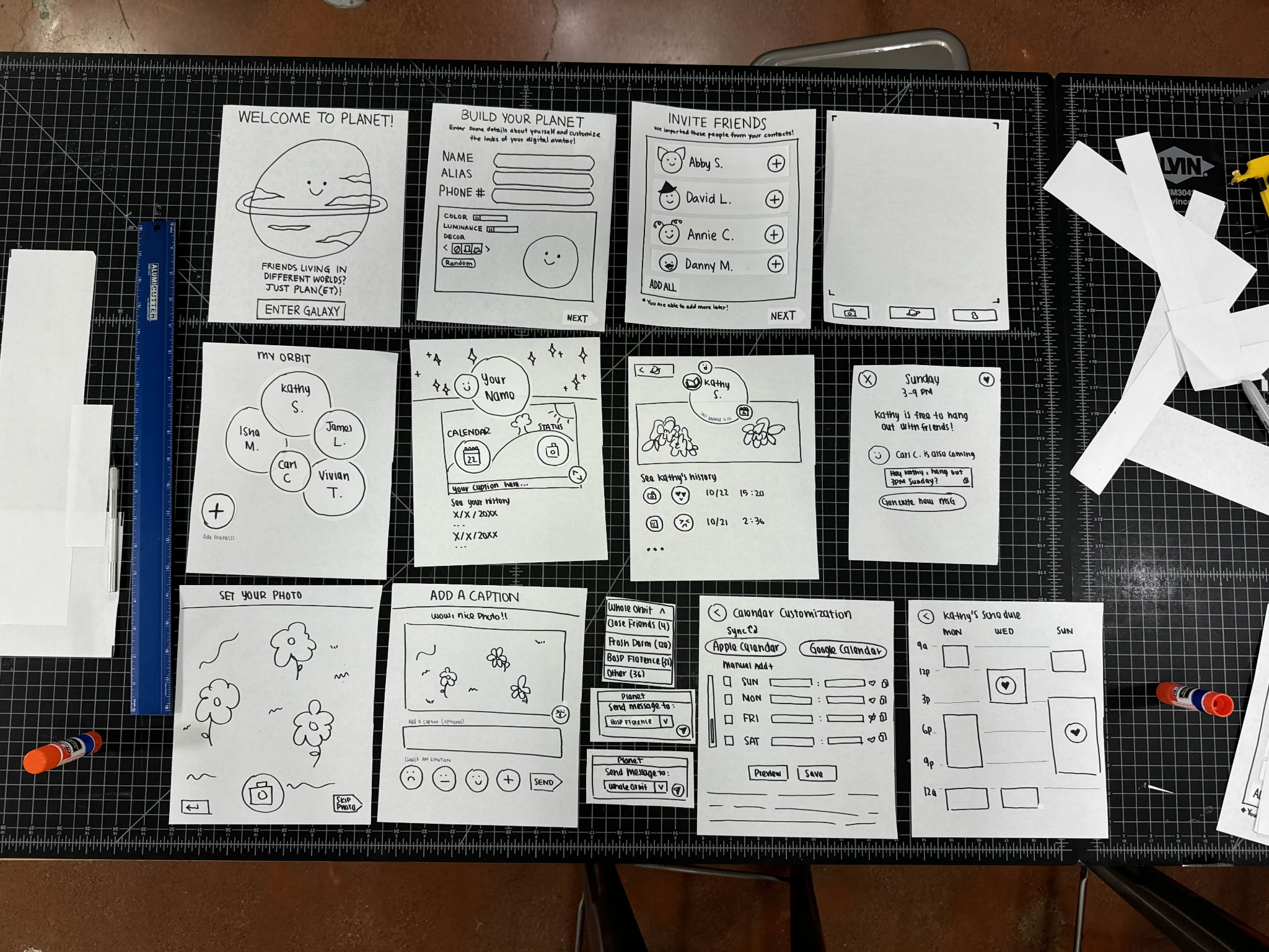 Paper prototype 1